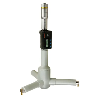 Digital 3-Point Internal Micrometer 10-11", IP65, TIN, Inch/Metric 468-280 Mitutoyo