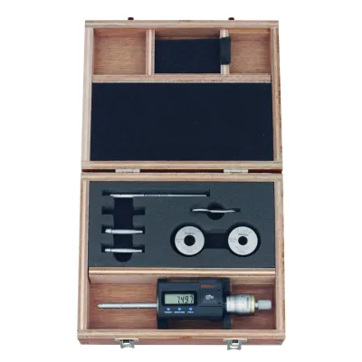 Digital 3-Point Internal Micrometer Set 6-12mm, Interchange. Head IP65, TIN 468-971 Mitutoyo
