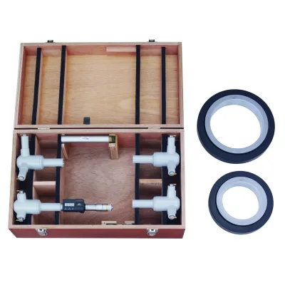 Digital 3-Point Internal Micrometer Set 100-200mm, Interchange. Head IP65, TIN 468-975 Mitutoyo