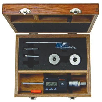 Digital 3-Point Internal Micrometer Set 0,275-0,5", Interchange. Head IP65, TIN 468-976 Mitutoyo