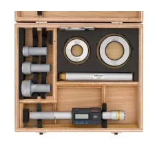 Digital 3-Point Internal Micrometer Set 0,8 - 2", Interchange. Head IP65, TIN