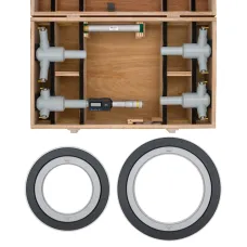 Digital 3-Point Internal Micrometer Set 4-8", Interchange. Head IP65, TIN