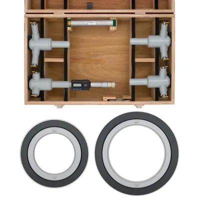 Digital 3-Point Internal Micrometer Set 4-8", Interchange. Head IP65, TIN 468-980 Mitutoyo