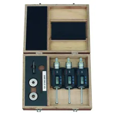 Digital 3-Point Internal Micrometer Set 6-12mm, Complete Unit, IP65, TIN