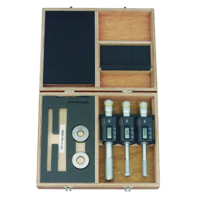 Digital 3-Point Internal Micrometer Set 12-25mm, Complete Unit, IP65, TIN 468-982 Mitutoyo