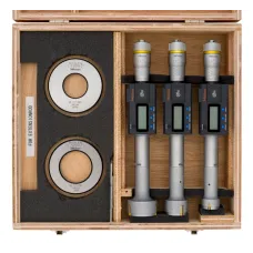 Digital 3-Point Internal Micrometer Set 1-2", Complete Unit, IP65, TIN