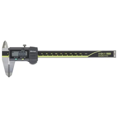 Digital ABS AOS Caliper, OD Carb. Jaws 0-150mm, Blade, Data Output 500-233-30 Mitutoyo