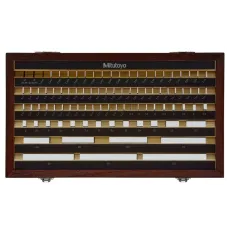 Gauge Block Set, Metric, Ins. Cert., ISO 87 Blocks, Grade 0, Ceramic