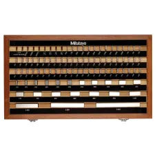 Gauge Block Set, Inch, Insp. Cert., BS 81 Blocks, Grade 0, Steel