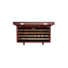 Gauge Block Set, Inch, Insp. Cert., BS 49 Blocks, Grade 0, Steel