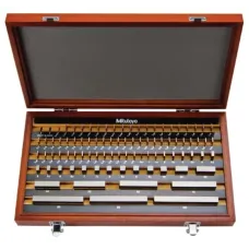 Gauge Block Set, Metric, Ins. Cert., ISO 87 Blocks, Grade 0, Steel
