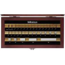 Gauge Block Set, Metric, Ins. Cert., ISO 32 Blocks, Grade 0, Steel