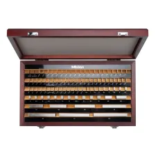 Gauge Block Set, Metric, Ins. Cert., ISO 88 Blocks, Grade 1, Steel