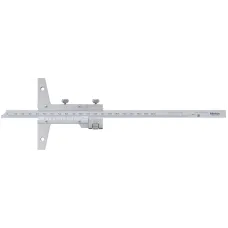 Vernier Depth Gauge 0-200mm, 0,02mm, Fine adjustment
