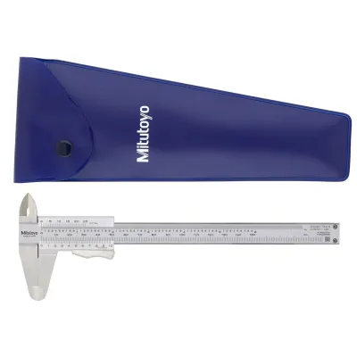 Vernier Caliper with Thumb Clamp 0-150mm/0-6", 0,02mm, Metric/Inch 531-128 Mitutoyo