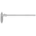Vernier Caliper, Standard Jaws Nib Style 0-500mm, 0,05mm, Metric 533-404 Mitutoyo Vernier Caliper, Standard Jaws Nib Style 0-500mm, 0,05mm, Metric 533-404 Mitutoyo