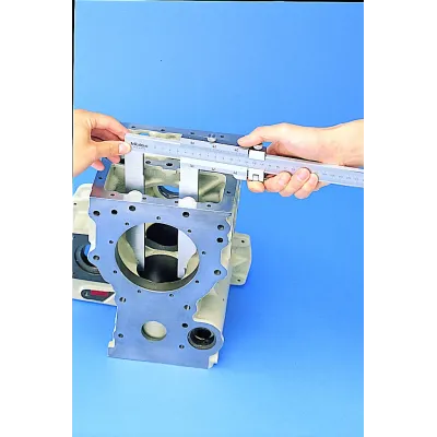 Vernier Caliper, Long Jaw, Fine Adjust. 0-1000mm, 0,05mm, Metric/Inch 534-104 Mitutoyo