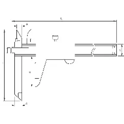 Vernier Offset Caliper 0-200mm, 0,05mm, Metric 536-102 Mitutoyo