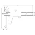 Vernier Offset Caliper 0-200mm, 0,05mm, Metric 536-102 Mitutoyo Vernier Offset Caliper 0-200mm, 0,05mm, Metric 536-102 Mitutoyo