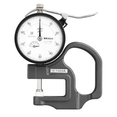 Dial Indicator Thickness Gauge 0-0,5", 0,001", Standard, Ceramic Contact Elements 7300A Mitutoyo