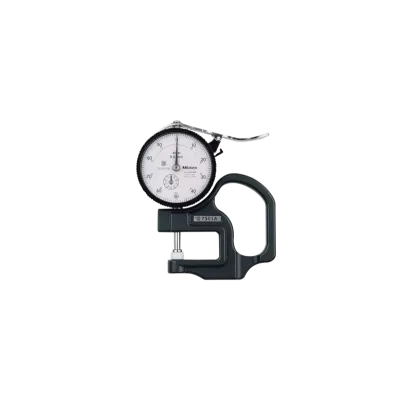 Dial Indicator Thickness Gauge 0-10mm, 0,01mm, Standard, Ceramic Contact Elements 7301A Mitutoyo