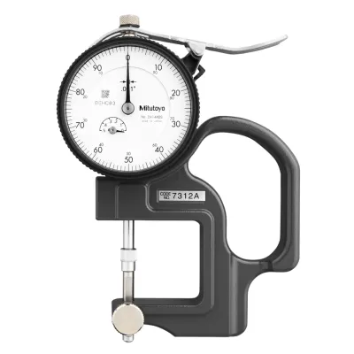 Dial Indicator Thickness Gauge 0-0,5", 0,001", Lens Thickness 7312A Mitutoyo