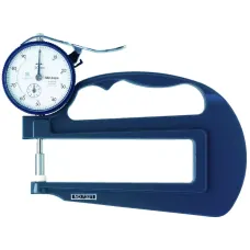 Dial Indicator Thickness Gauge 0-10mm, 0,01mm, 120mm Throat, Ceramic Contact Elements