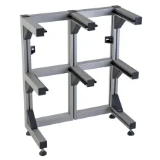 Rack for four pallets CMM fixtures, eco-fix series, Pallet Receiver System PRS