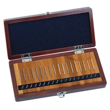 Gauge Block Set, Metric, JCSS Cert., ISO 18 Blocks, Grade K, Ceramic