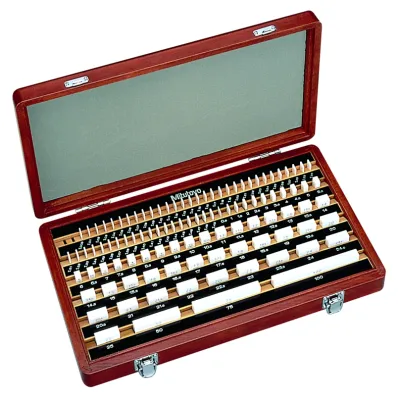 Gauge Block Set, Metric, Ins. Cert., ISO 103 Blocks, Grade 0, Ceramic 516-342-10 Mitutoyo