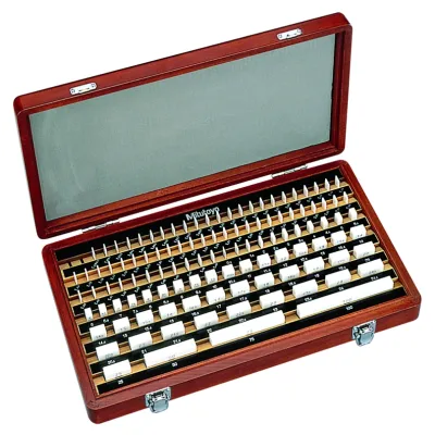 Gauge Block Set, Metric, Ins. Cert., ISO 112 Blocks, Grade 0, Ceramic 516-338-10 Mitutoyo