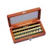 Gauge Block Set, Metric, JCSS Cert., ISO 34 Blocks, Grade 2, Ceramic 516-181-60 Mitutoyo Gauge Block Set, Metric, JCSS Cert., ISO 34 Blocks, Grade 2, Ceramic 516-181-60 Mitutoyo