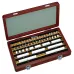Gauge Block Set, Metric, JCSS Cert., ISO 46 Blocks, Grade 2, Ceramic 516-397-60 Mitutoyo Gauge Block Set, Metric, JCSS Cert., ISO 46 Blocks, Grade 2, Ceramic 516-397-60 Mitutoyo