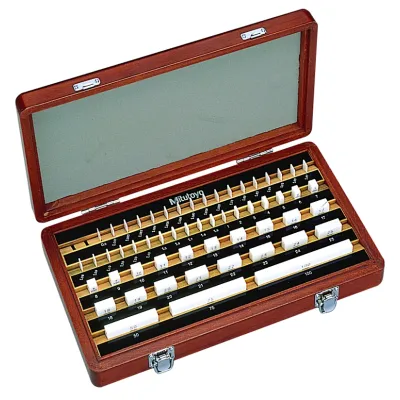 Gauge Block Set, Metric, Ins. Cert., ISO 56 Blocks, Grade 0, Ceramic 516-354-10 Mitutoyo