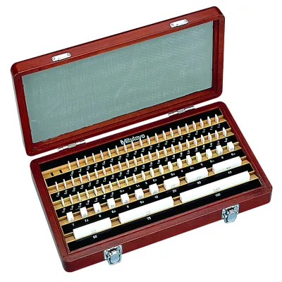 Gauge Block Set, Metric, Ins. Cert., ISO 76 Blocks, Grade 0, Ceramic 516-350-10 Mitutoyo