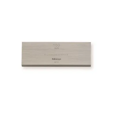 Калибровочный блок, калиброванный CTE, ISO 100 мм, класс K, сталь 611681-01B Mitutoyo