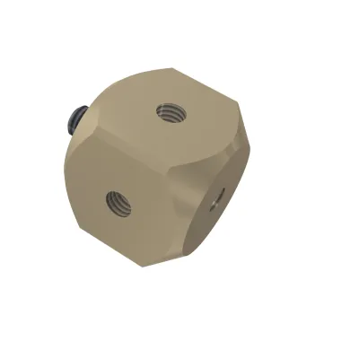Cubical stylus holder M5 titanium square length 20,0mm K650051 Mitutoyo