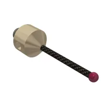 Stylus M5 ruby ball ø3,0mm Stylus M5, ruby ball Ø3mm, carbon fibre stem Ø2mm, titanium base Ø11mm, L32mm, ML22mm
