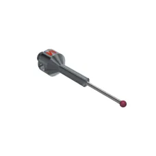 Stylus M5 ruby ball Ø2,5mm carbide stem step Ø4,0mm -Ø1,5mm, base titanium Ø11,0mm, L 42,75mm, ML 17,75mm