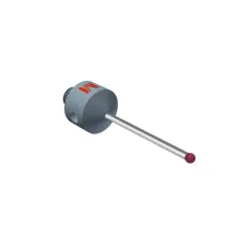 Stylus M5 ruby ball Ø2,0mm carbide stem  Ø1,5mm , stainless steel base Ø11,0mm, L 32,5mm, ML 23,5mm