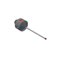 Stylus M5 ruby ball Ø1,35mm carbide stem  Ø1,0mm , base stainless steel Ø11,0mm, L 32,225mm, ML 23,225mm