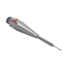 Stylus M3 ruby ball Ø0,3mm carbide stem step Ø1,0-0,2mm, base stainless steel Ø4,0mm L 21,85mm, ML 8,85mm, ML1 2,15mm