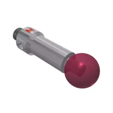 Стилус M4 ruby ​​ball Ø8,0 мм ніжка з нержавіючої сталі Ø4,5 мм, основа з нержавіючої сталі Ø7,0 мм L 20,0 мм, ML 20,0 мм