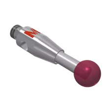 Stylus M2 ruby ball Ø3,0mm carbide stem Ø1,5mm, base stainless steel Ø3,0mm L 10,0mm, ML 6,5mm