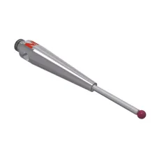 Stylus M2 ruby ball Ø1,0mm carbide stem Ø0.7mm, base stainless steel Ø3,0mm L 20,0mm, ML 7,0mm