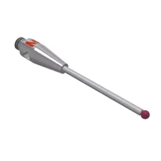Stylus M2 ruby ball Ø1,0mm carbide stem Ø0.8mm, base stainless steel Ø3,0mm L 20,0mm, ML 12,5mm