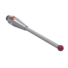 Stylus M2 ruby ball Ø1,5mm carbide stem Ø1,0mm, base stainless steel Ø3,0mm L 20,0mm, ML 12,5mm