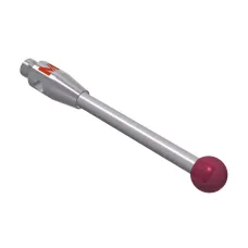 Stylus M2 ruby ball Ø3,0mm carbide stem Ø1,5mm, base stainless steel Ø3,0mm L 20,0mm, ML 16,5mm