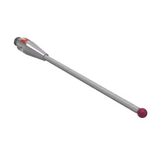 Stylus M2 ruby ball Ø1,5mm carbide stem Ø1,0mm, base stainless steel Ø3,0mm L 30,0mm, ML 22,5mm