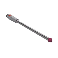 Stylus M2 ruby ball Ø2,0mm carbide stem Ø1,5mm, base stainless steel Ø3,0mm L 30,0mm, ML 22,5mm